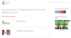 Desktop Screenshot of couponpyramid.com